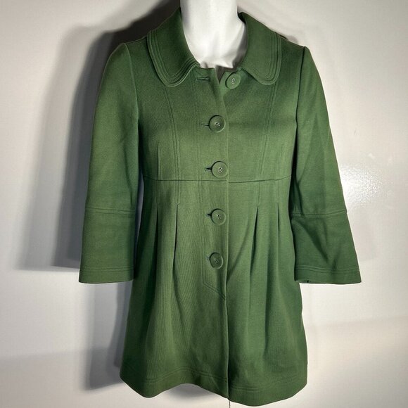 Ivy Jane Jackets & Blazers - Ivy Jane SZS Green Car Coat Jacket Academia Heritage Town & Country Coquette 90s